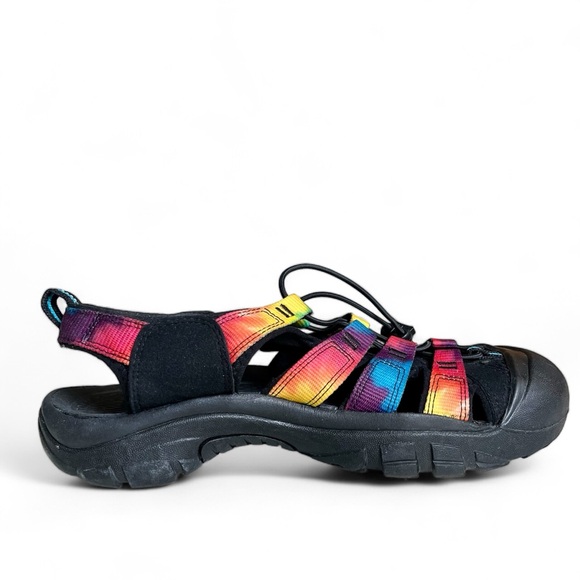 KEEN Newport H2 Retro Original Tie Dye Rainbow Pride Sandals Womens Size US 10 - Picture 9 of 12